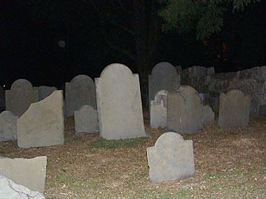 Orbs in the Salem Cemetery.